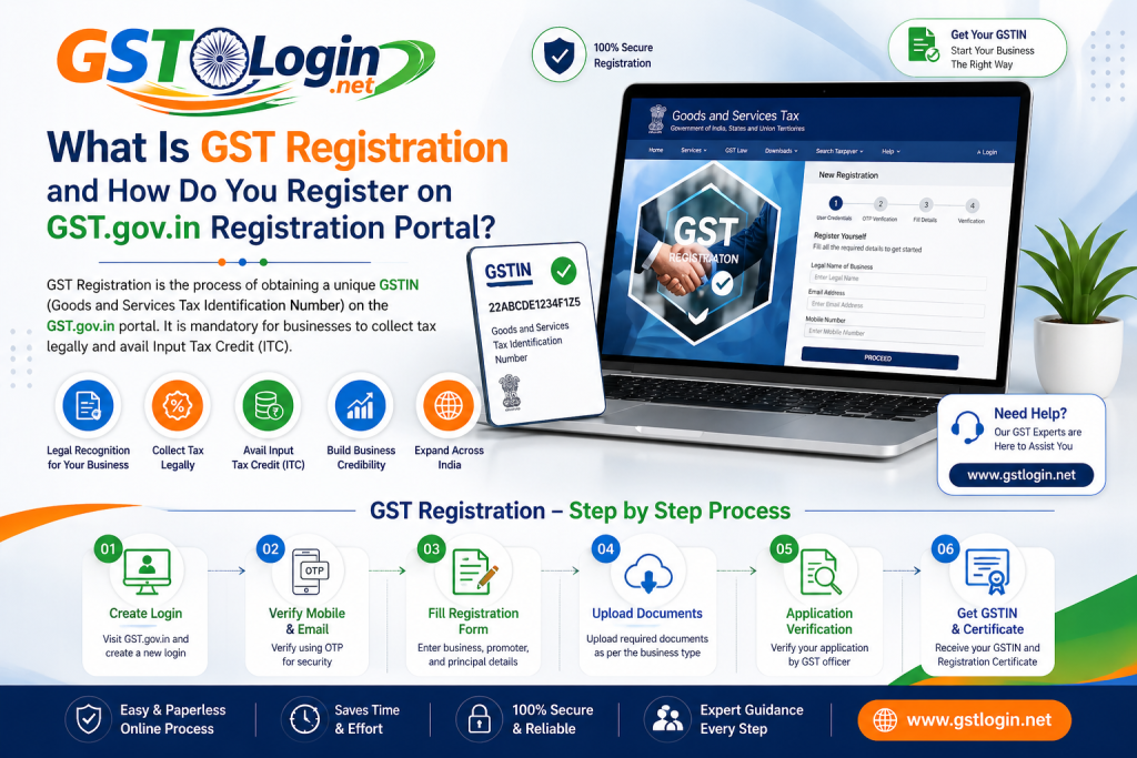 What Is GST Registration and How Do You Register on GST.gov.in Registration Portal